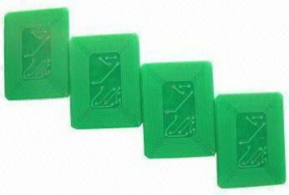 Picture of Bundled Set of 4 Compatible Toner Reset Chips - suits OKI C9850