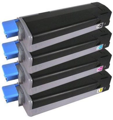 Picture of Bundled Set of 4 Compatible Toner Cartridges - suits OKI C5650