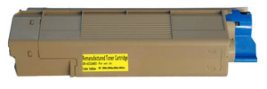 Picture of Yellow Remanufactured Toner Cartridge - suits OKI C610N