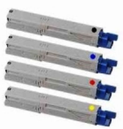 Picture of Bundled Set of 4 Compatible Toner Cartridges - suits OKI C830dtn