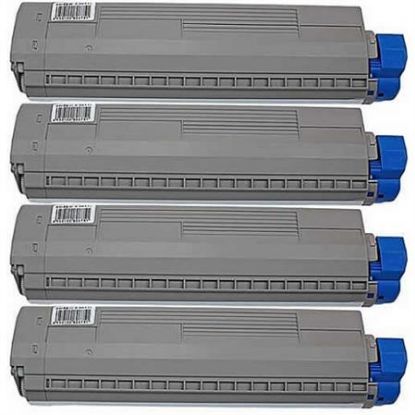 Picture of Bundled Set of 4 Compatible Toner Cartridges - suits OKI C811