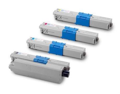 Picture of Bundled Set of 4 Compatible Toner Cartridges - suits OKI ES5462W