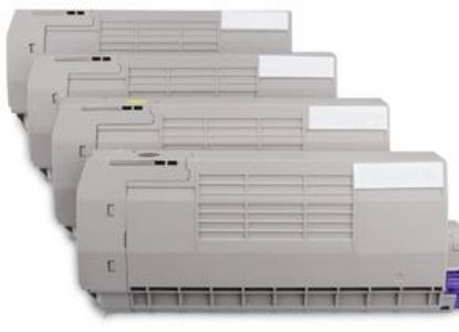 Picture of Bundled Set of 4 Compatible Toner Cartridges - suits OKI MC563