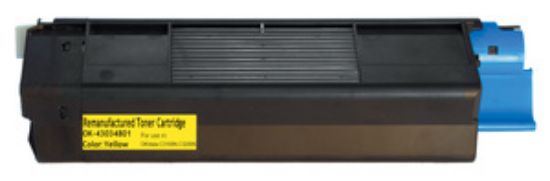 Picture of Yellow Remanufactured Toner Cartridge - suits OKI C3100